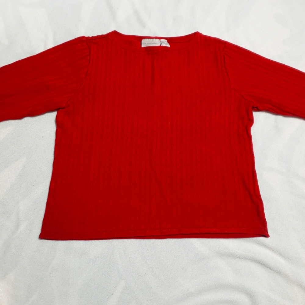 Liz Claiborne Lizsport Petite Red Sweater